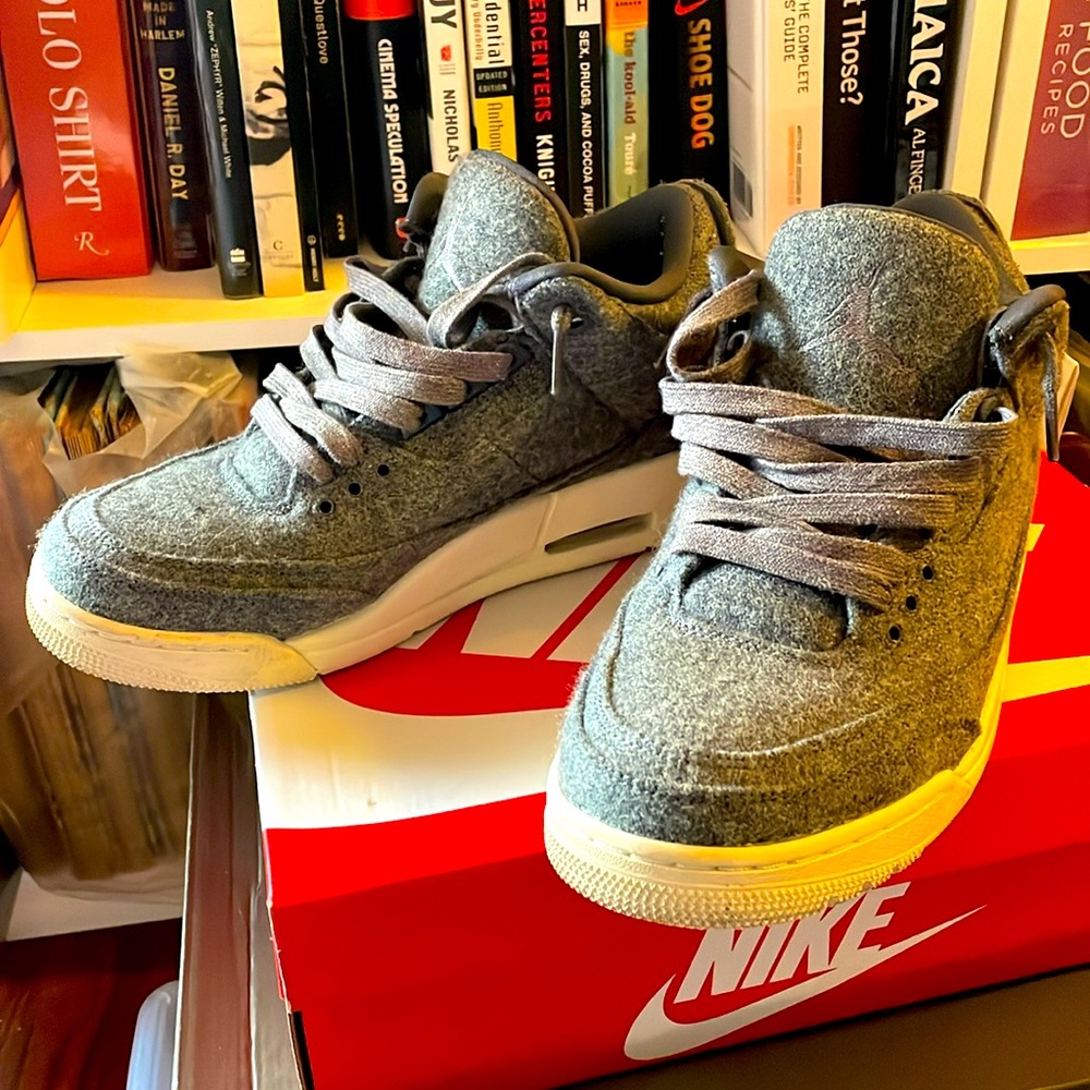 Air Jordan 3 “Grey Wool” (men’s size 9)
